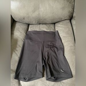 PINK Victoria's Secret Black High-Waist Bike Shorts